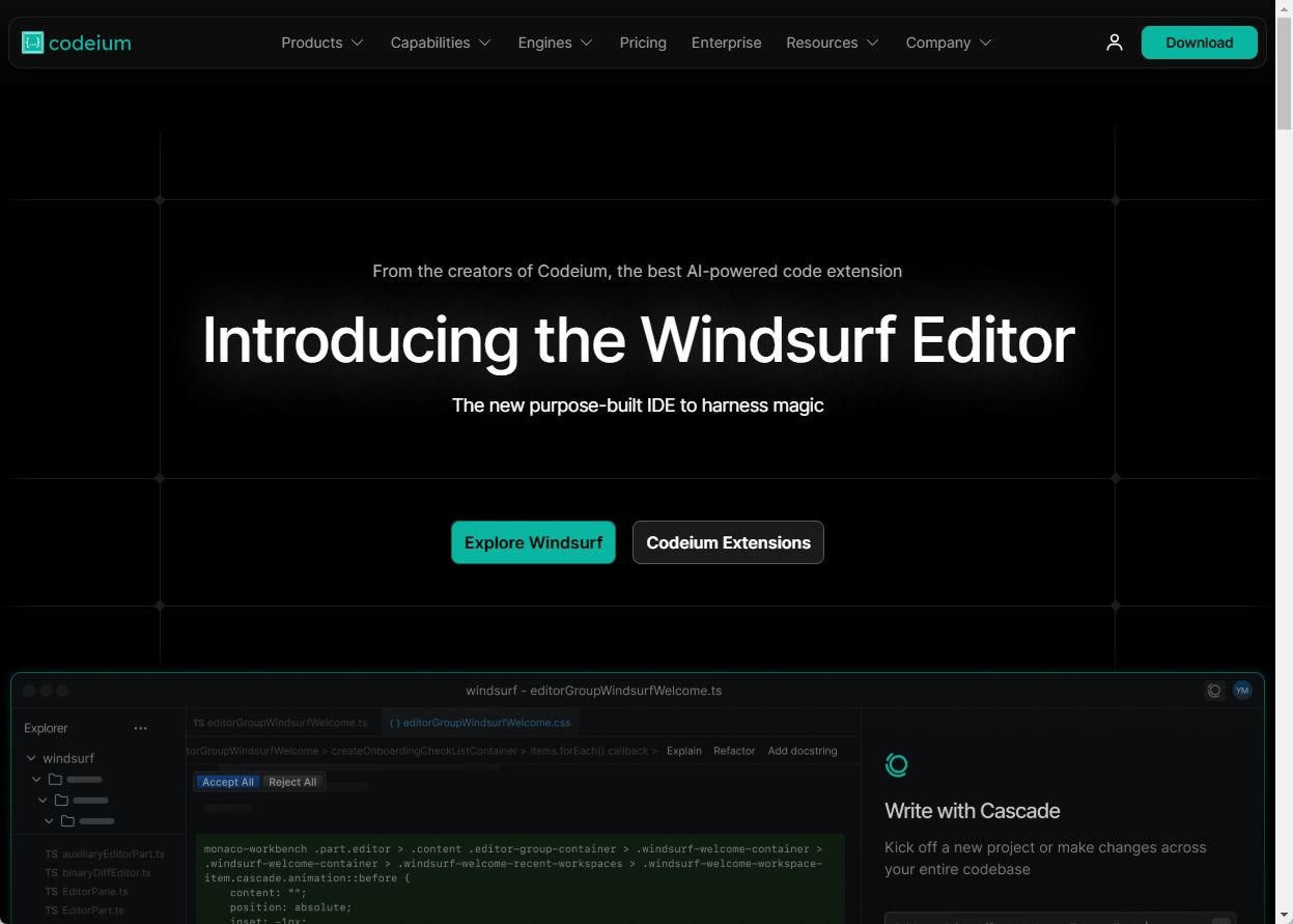 Codeiumによって構築された共同エージェント型AI搭載IDE「Windsurf」