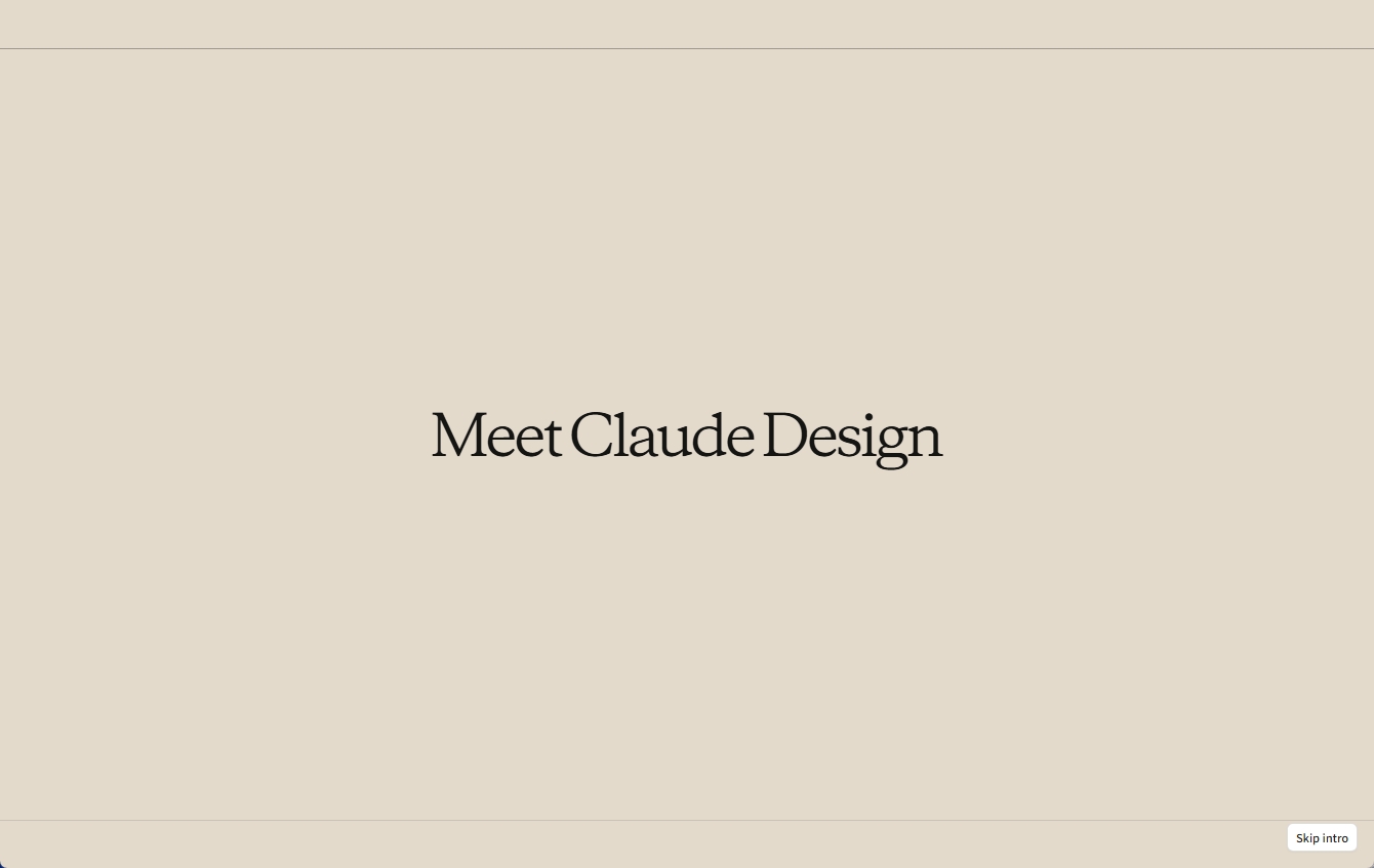 Claude Designの発表を伝えるビジュアル