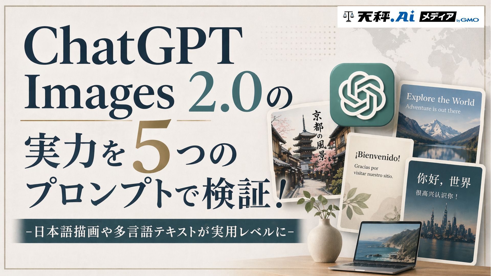 ChatGPT Images 2.0の実力を5つのプロンプトで検証！-日本語描画や多言語テキストが実用レベルに-