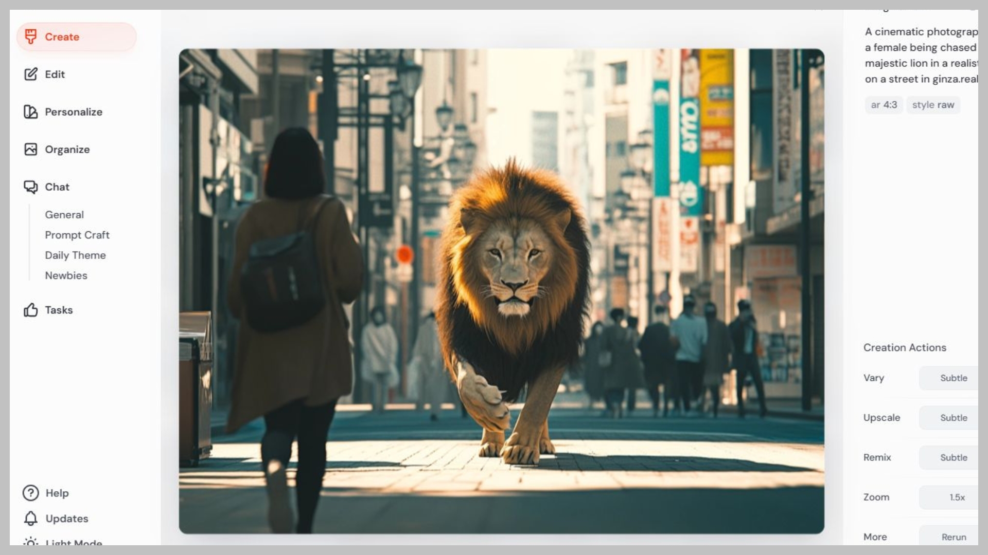 Midjourneyで生成された創造的な画像