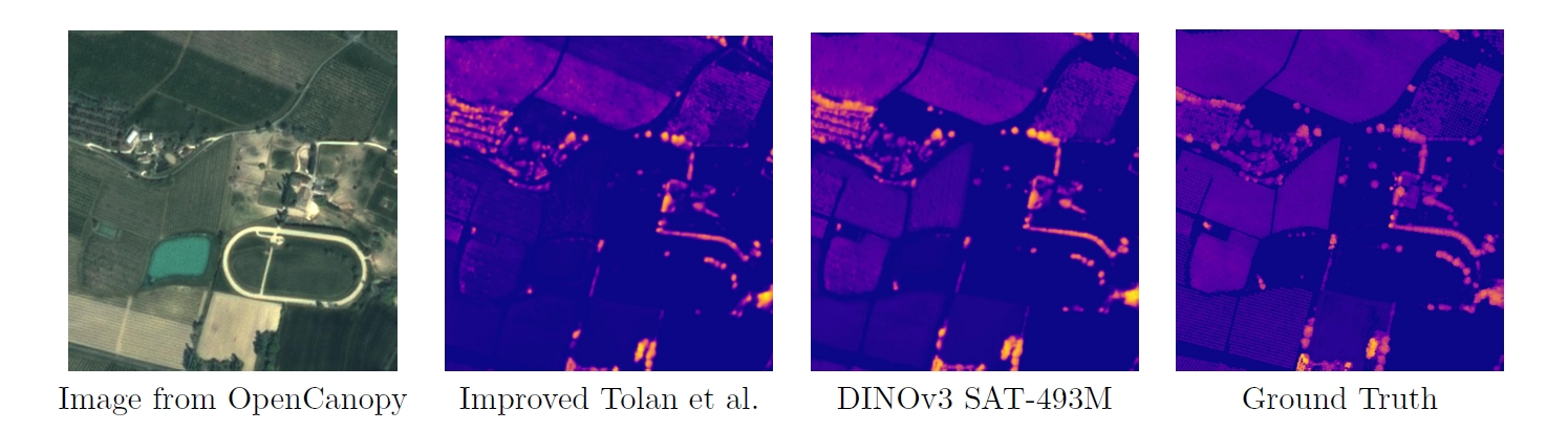 DINOv3を使った衛星画像解析のイメージ