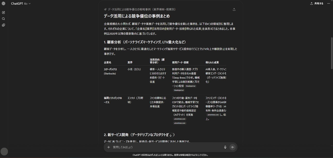 調査結果レポート