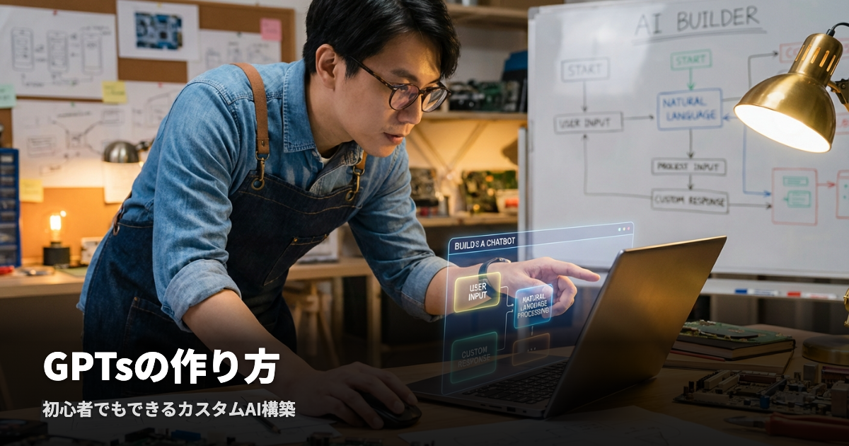 GPTsの作り方 -- 初心者でもできるカスタムAI構築ガイド
