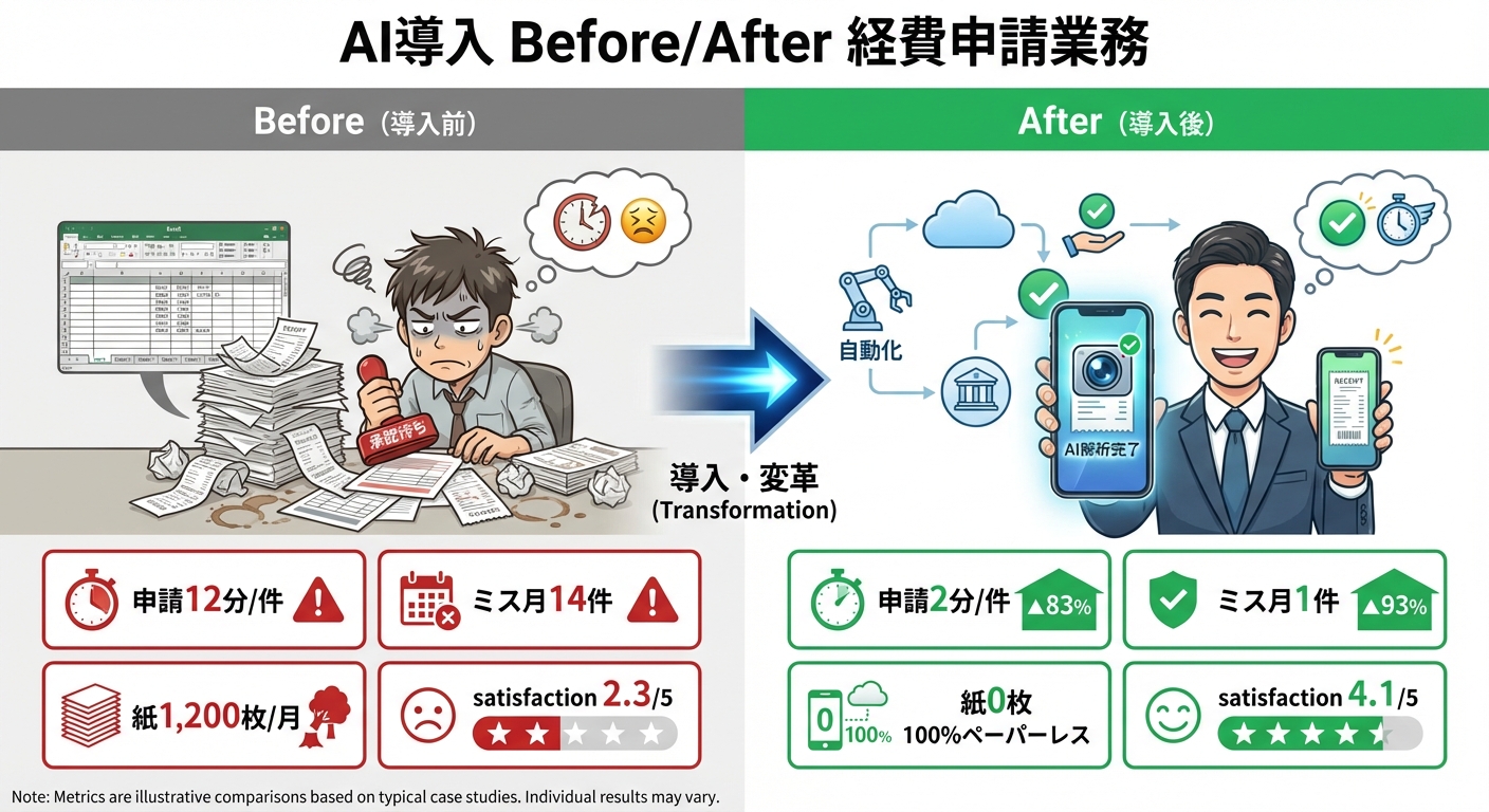 Before/After比較のサンプル画像