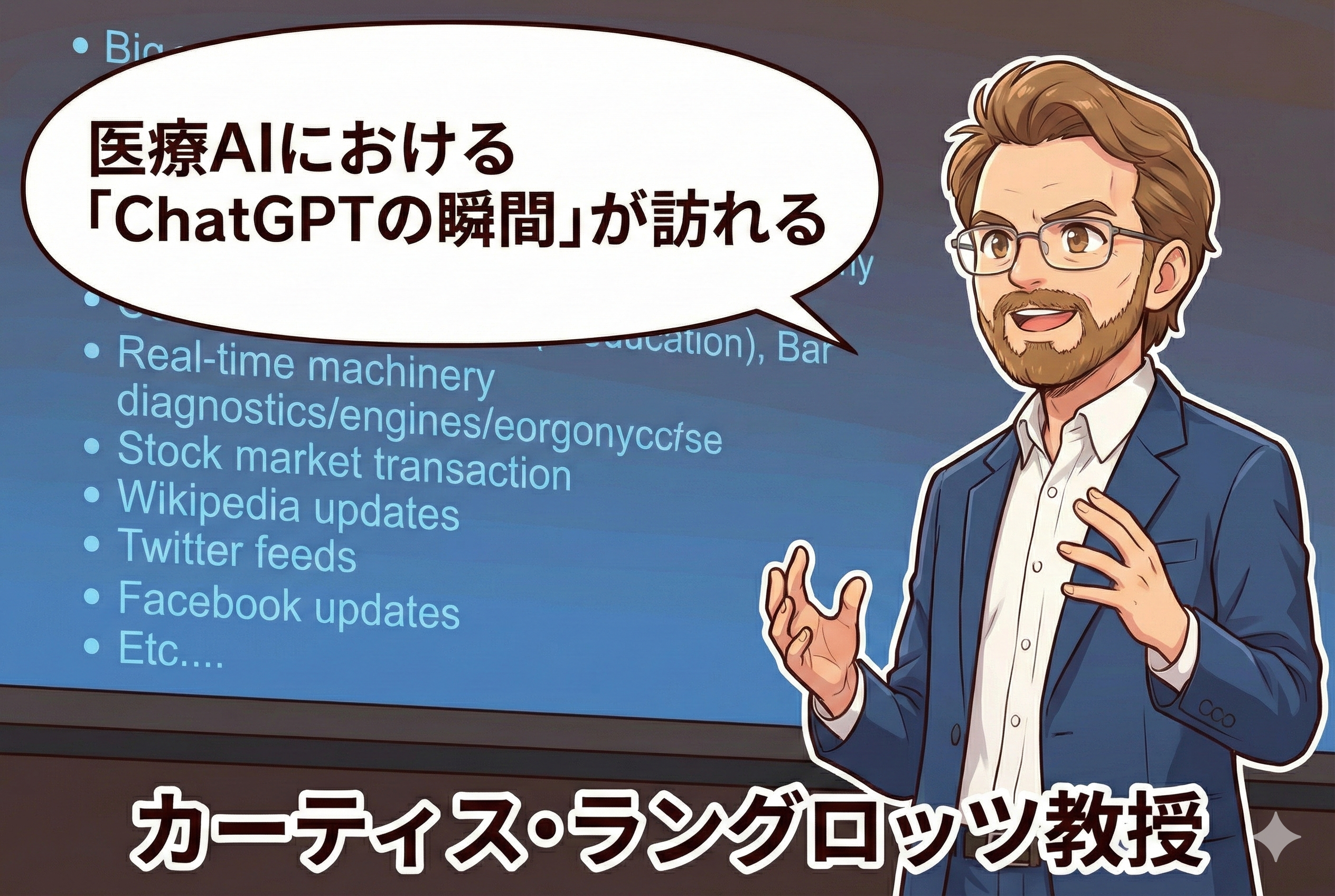 医療分野におけるAIの進化と自己教師あり学習による「ChatGPTの瞬間」