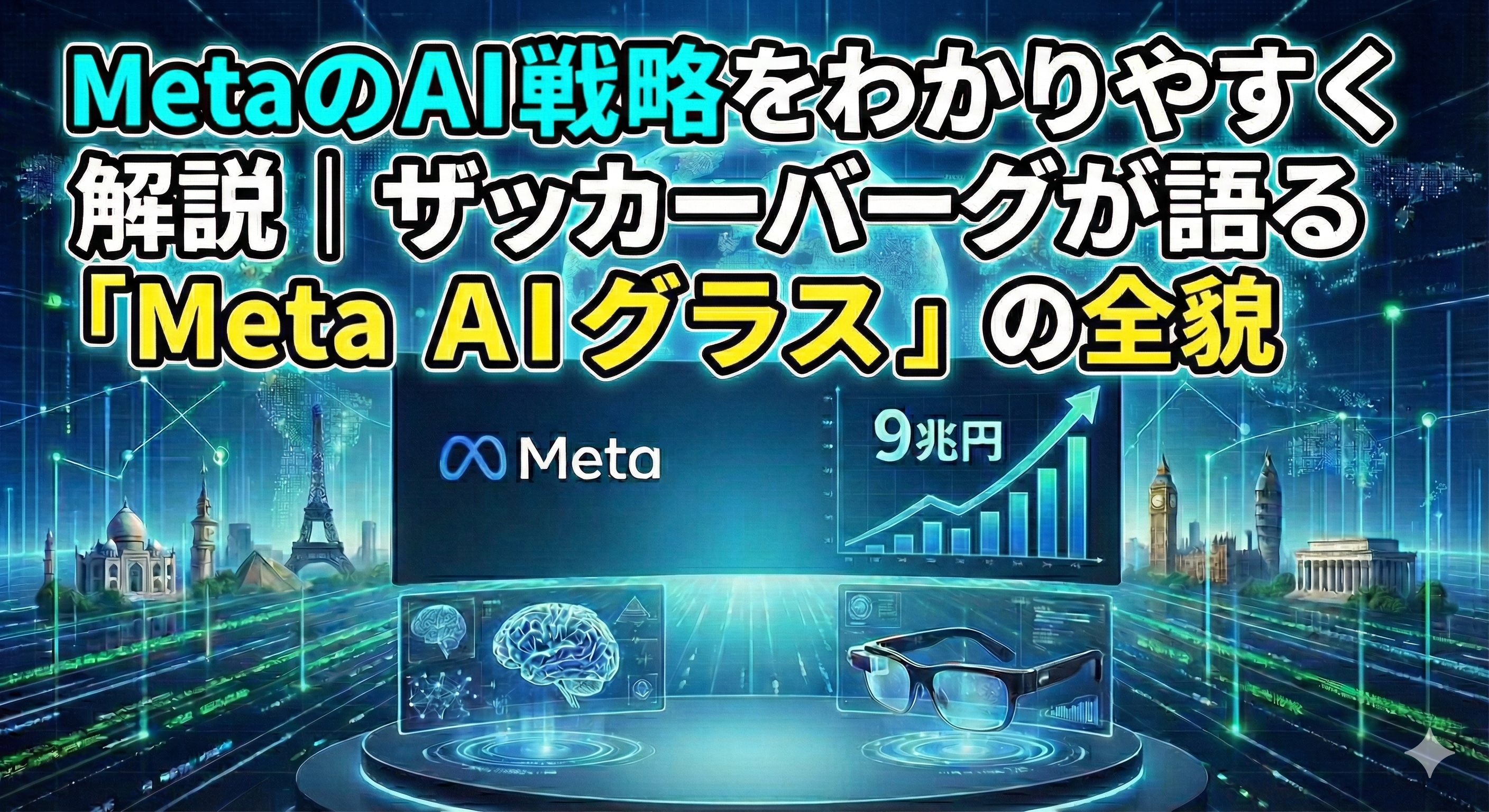 MetaのAI戦略をわかりやすく解説｜ザッカーバーグが語る「Meta AIグラス」の全貌