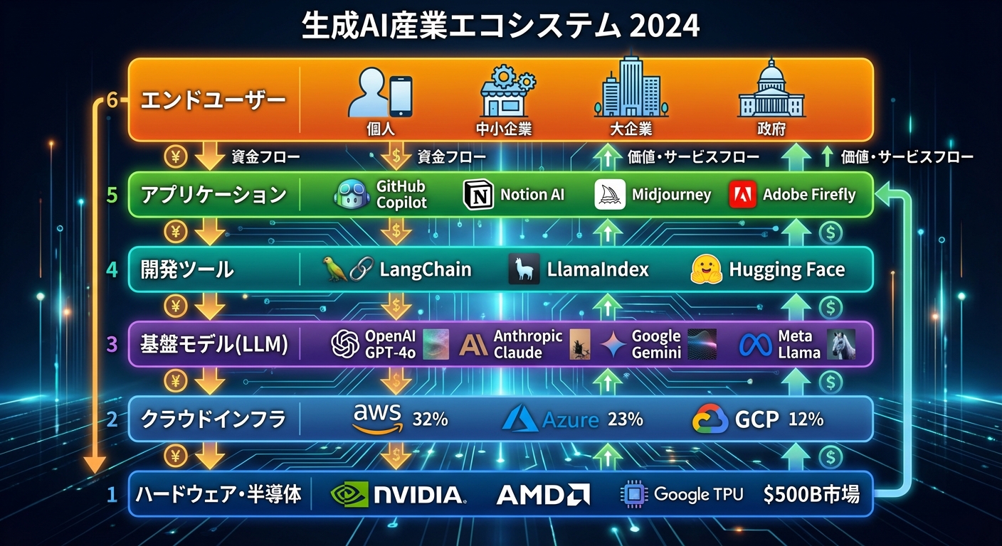 エコシステム図のサンプル画像