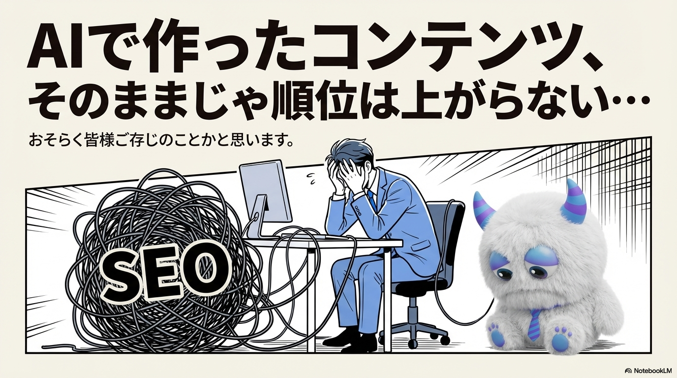 異素材ミックス漫画風スライドのサンプル2