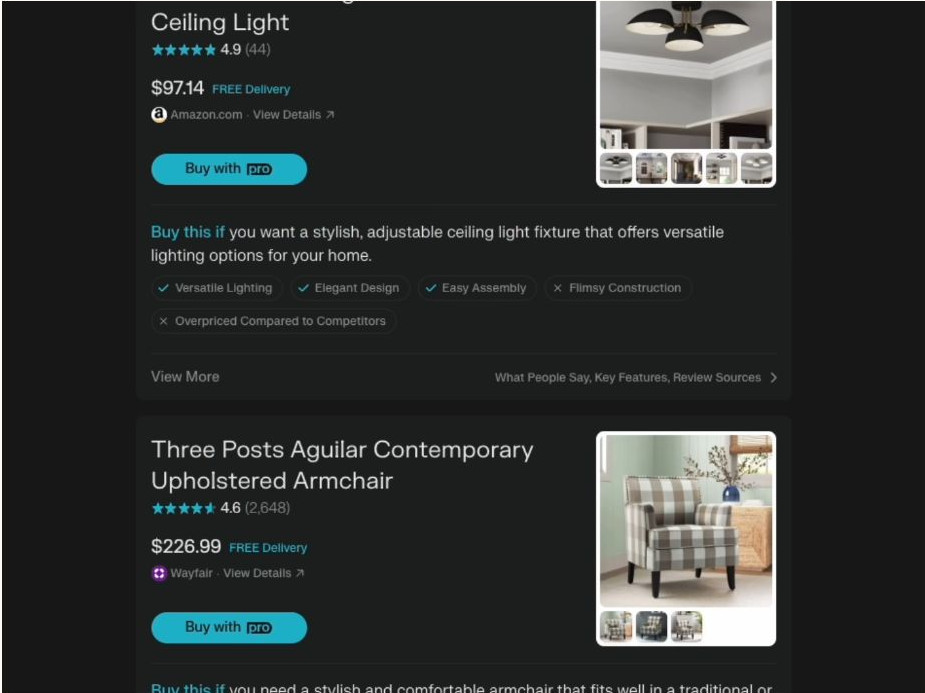 ショッピング機能は今のところアメリカのみの提供