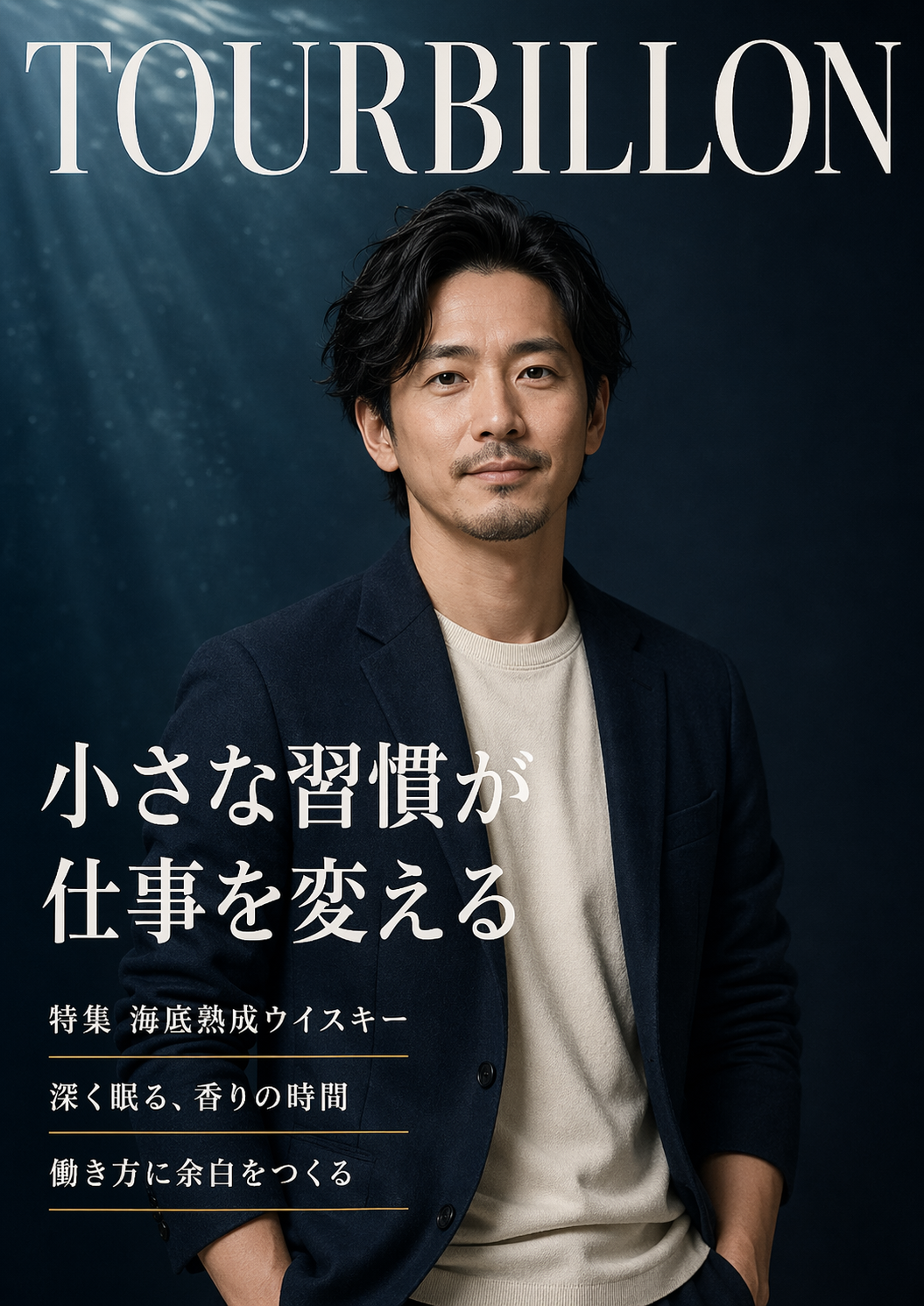 ChatGPT Images 2.0で生成した架空の雑誌「TOURBILLON」の表紙