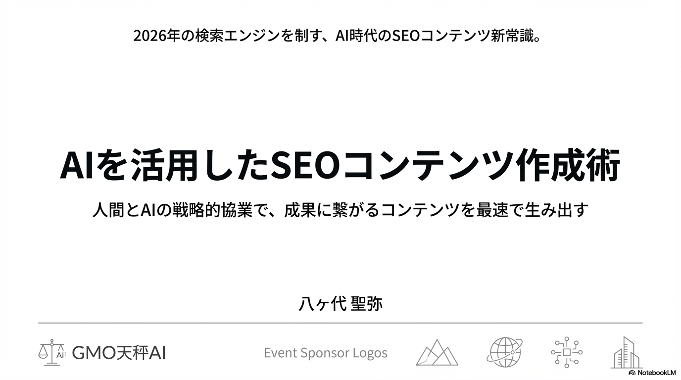 ロジカル・モノトーン風スライドのサンプル1