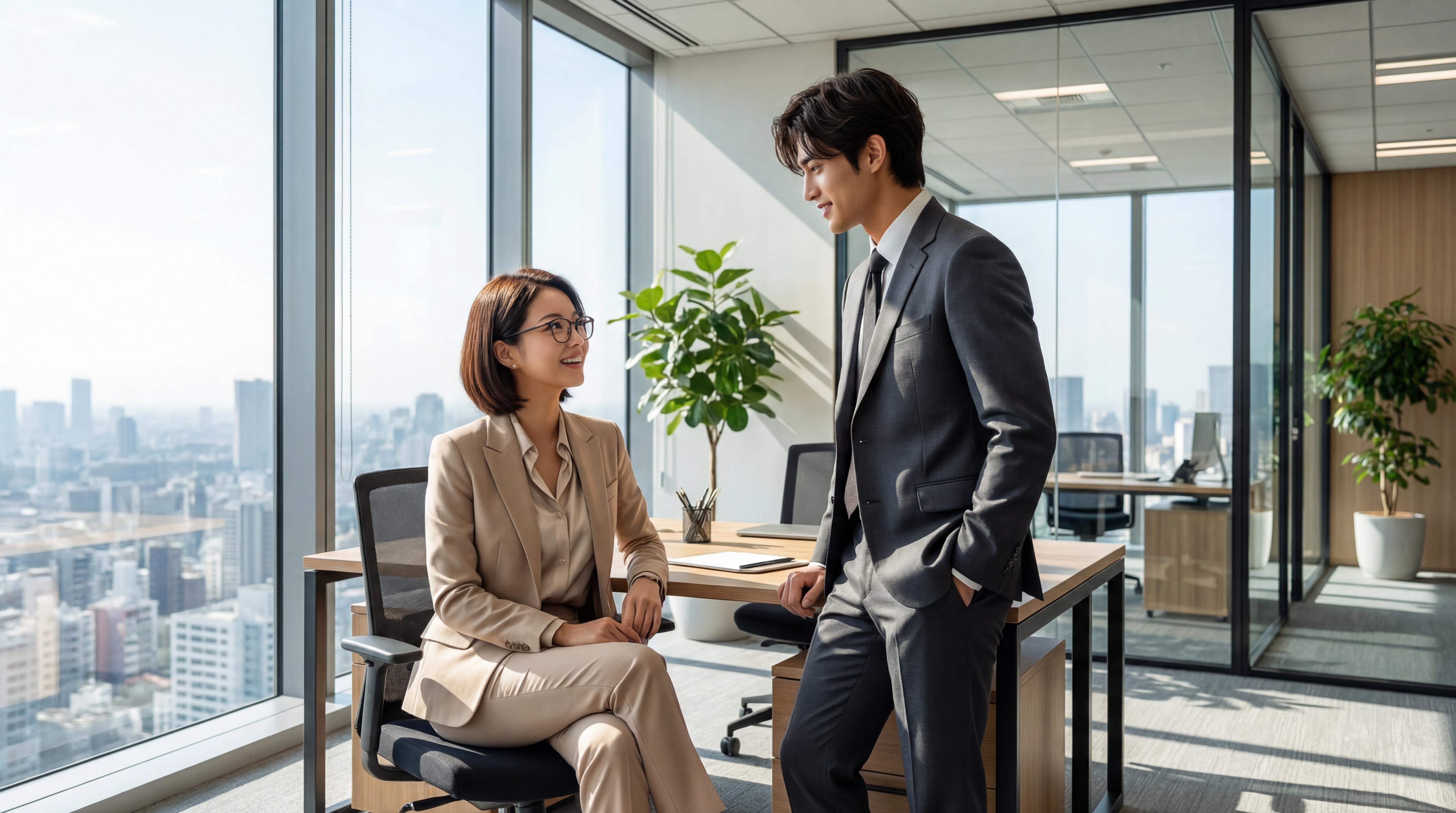 SillyTavernで仮想上司「りん」さんとチャットする画面