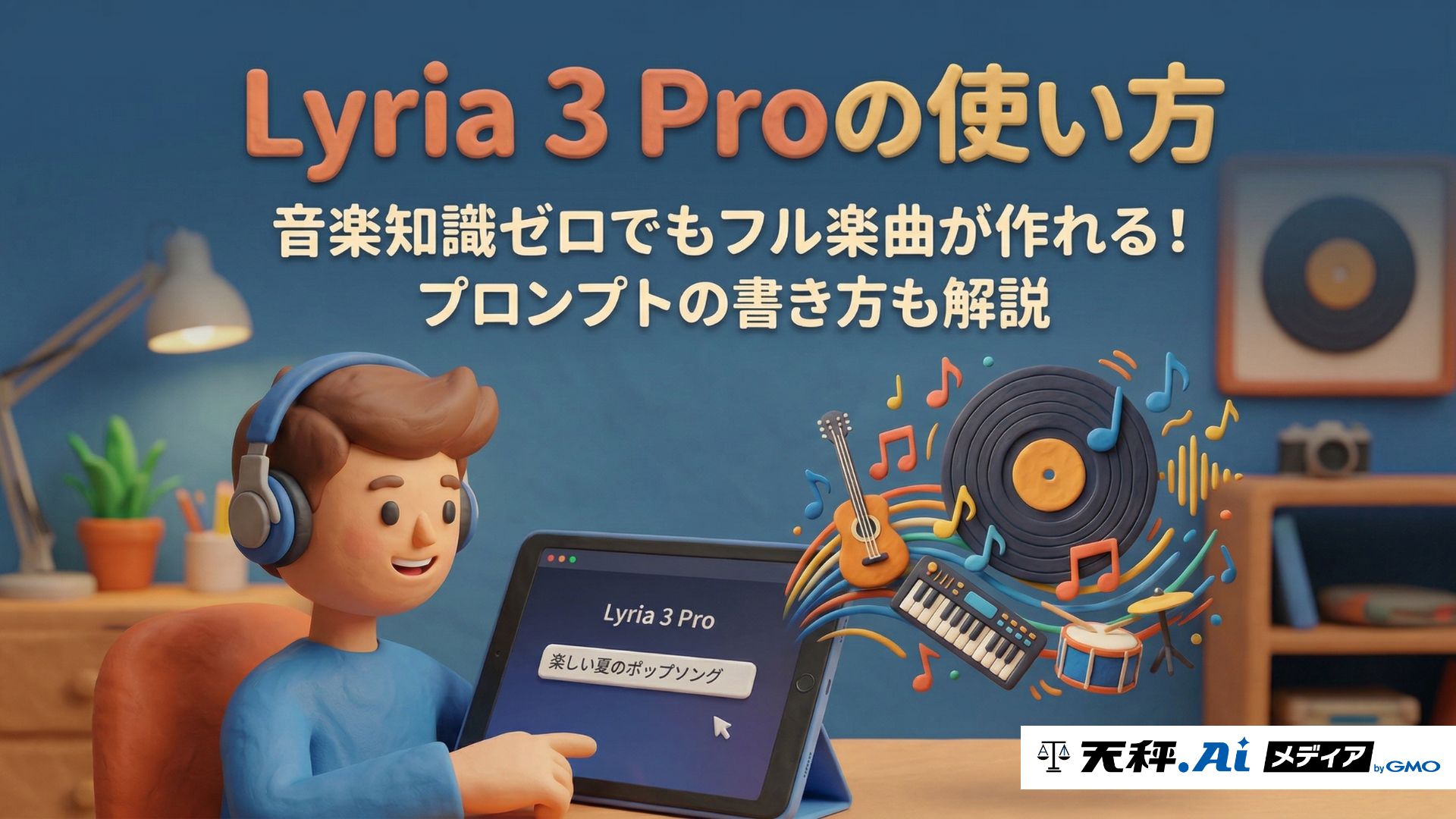 Lyria 3 Proの使い方