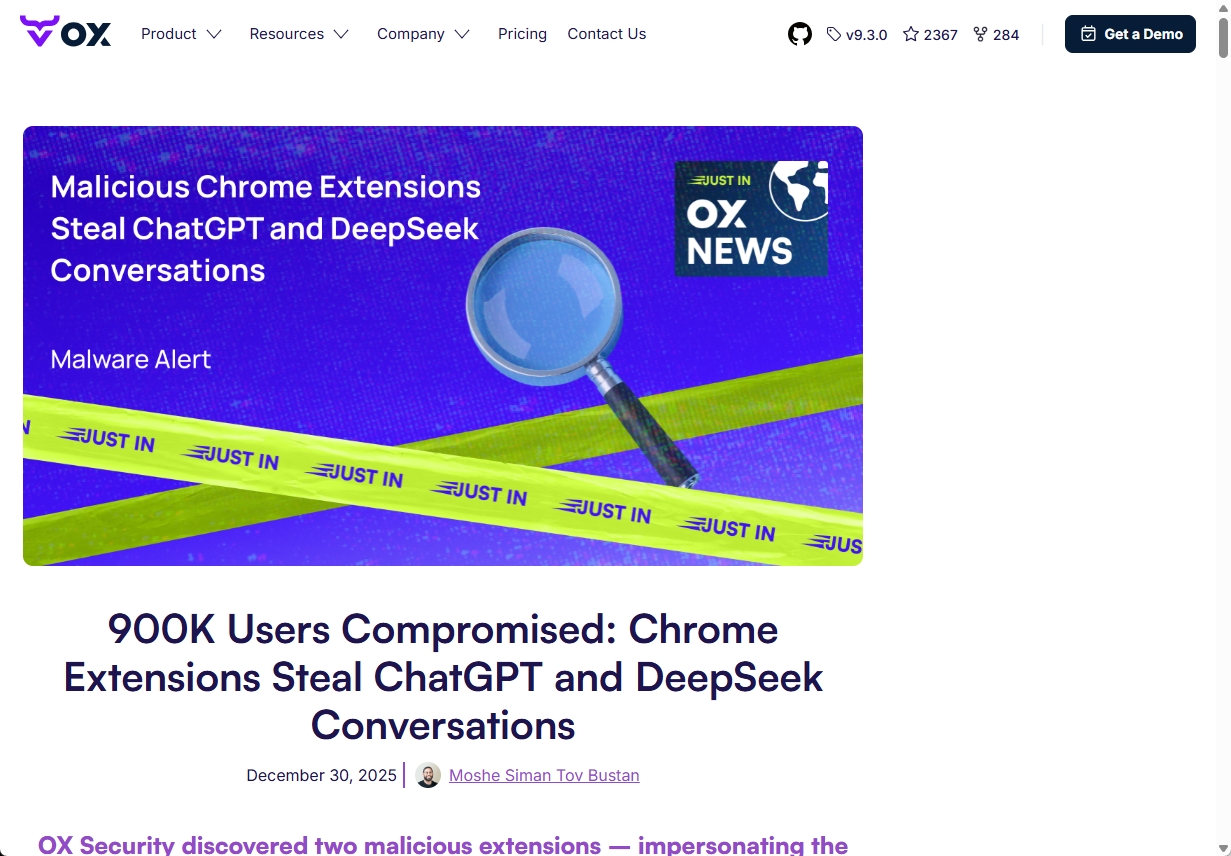 被害者は90万人！自分で入れたChrome拡張機能がAIとの対話を盗聴していた？！ | 天秤AIメディア byGMO