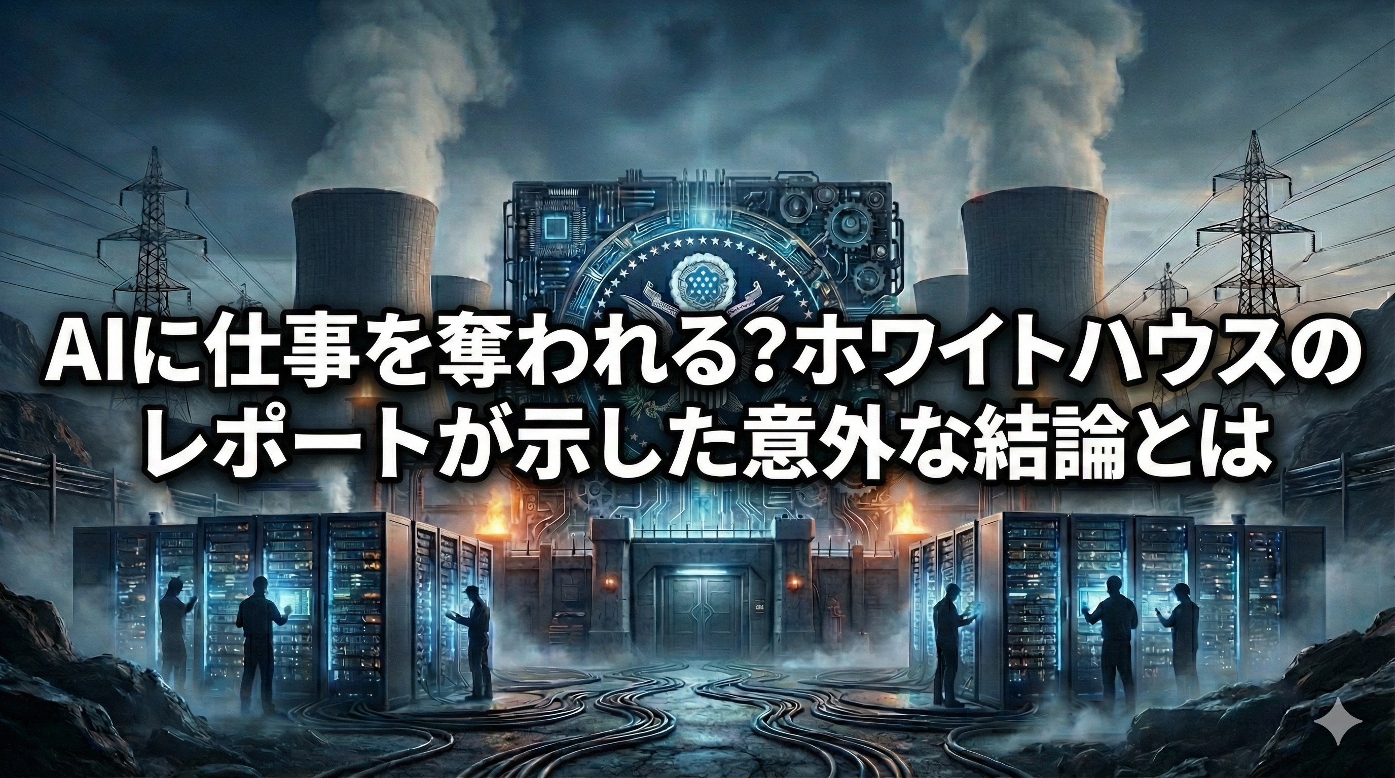 AIに仕事を奪われる？ホワイトハウスのレポートが示した意外な結論とは